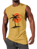 Men's Print Loose Casual Men's Vest