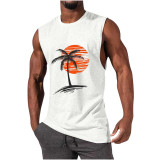 Men's Print Loose Casual Men's Vest
