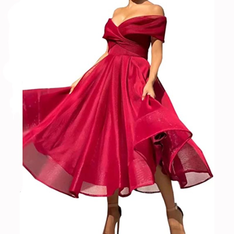 Women Sexy Off-Shoulder Dress(Processing time need 3-6 days)