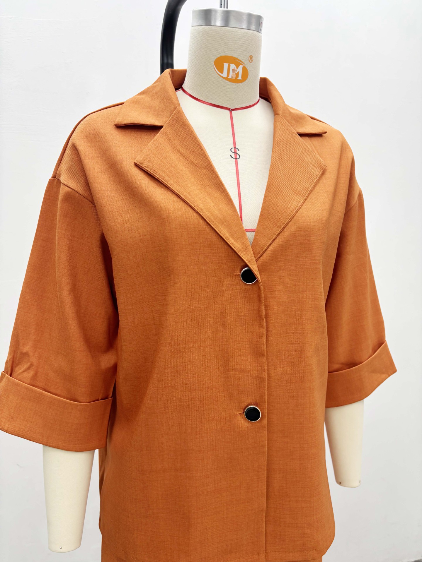 Women Turndown Collar Shirt and Pant Two-Piece Set