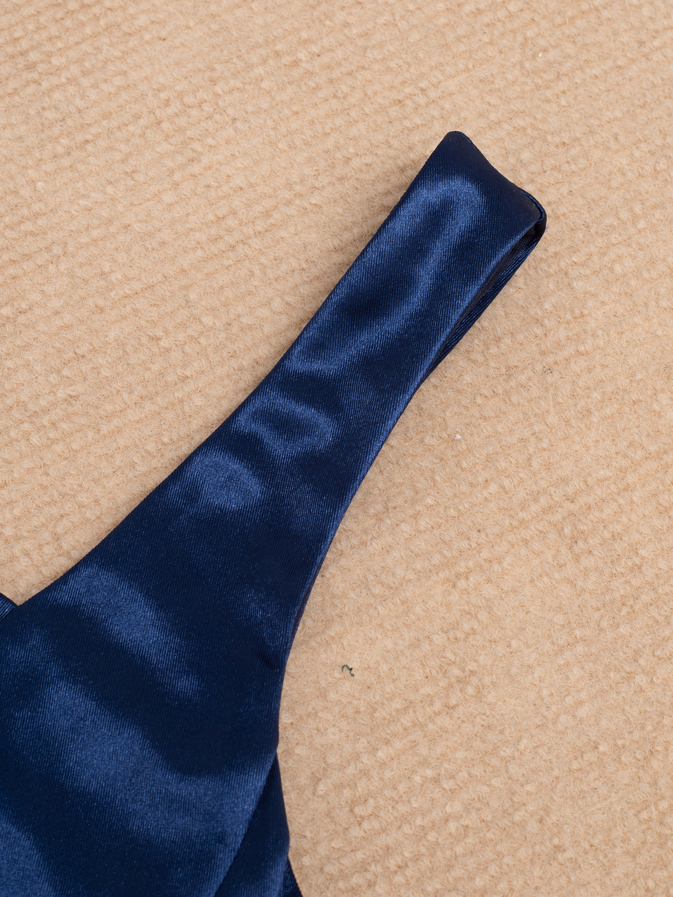 Women Strappy Dark Blue Sexy Slit Evening Dress