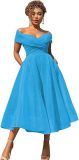 Women Sexy Off-Shoulder Dress（Processing time need 3-6 days）