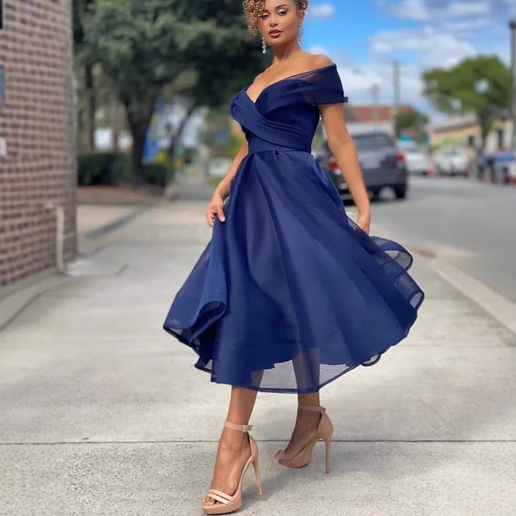 Women Sexy Off-Shoulder Dress(Processing time need 3-6 days)