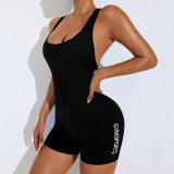 Women Athletic Tank Jumpsuit for Yoga and Running