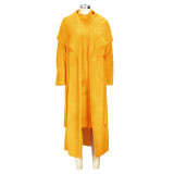 Women Fall/Winter Dress and Jacket Two-Piece Set