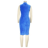 Women Fall/Winter Dress and Jacket Two-Piece Set