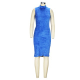 Women Fall/Winter Dress and Jacket Two-Piece Set