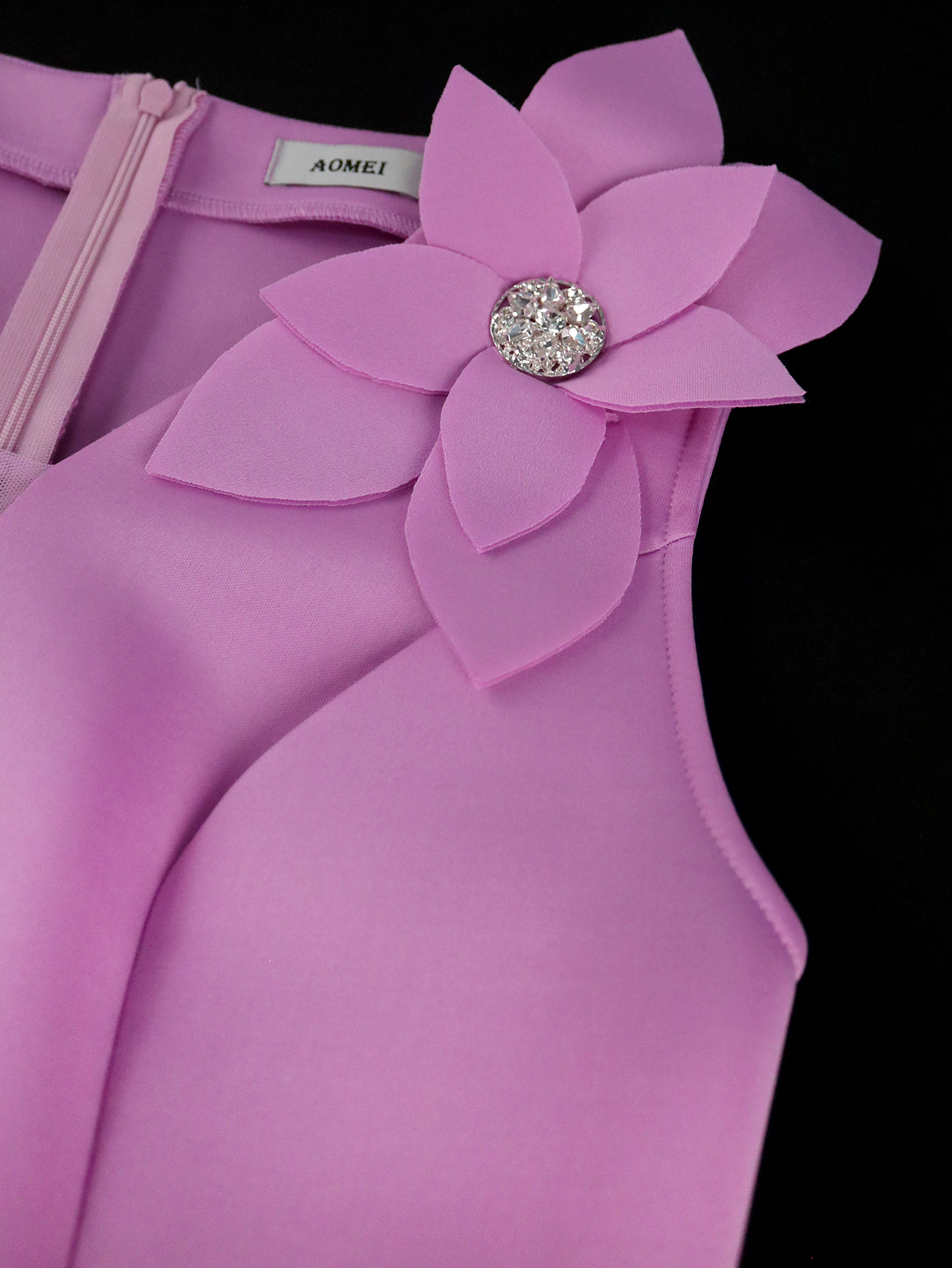 Summer Floral Sleeveless A-Line Short Dress Deep V Elegant Party Evening Gown