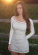 Women Bow Embroidered Long-Sleeved Backless Round Neck Bodycon Dress