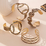 Women Leopard Print Irregular Bracelet