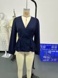 Spring/Fall Slimming Slim Waist Blouse