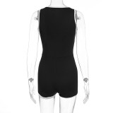 American Women's Summer Sexy Outdoor Wear Slim Fit Jumpsuit for Women