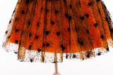 Halloween Tutu Puffy Dress Spider Pumpkin Web Mesh Skull Witch Dress Party Performance