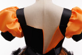 Halloween Costume for Girls Cosplay Masquerade Performance Mesh Princess Dress Witch Performance Outfit
