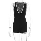 American Women's Summer Sexy Outdoor Wear Slim Fit Jumpsuit for Women