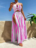 Long Skirt Two-Piece Bikini for Women Three-Piece Swimsuit