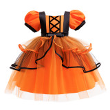 Princess Dress Halloween Party Costume Children's Performance Dress Girl's Dress