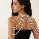 Accessory Chain Pearl Body Chain Women's Necklace Party Wedding Jewelry Formal Wear