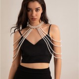 Accessory Chain Pearl Body Chain Women's Necklace Party Wedding Jewelry Formal Wear