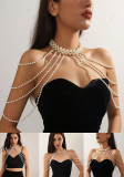 Accessory Chain Pearl Body Chain Women's Necklace Party Wedding Jewelry Formal Wear