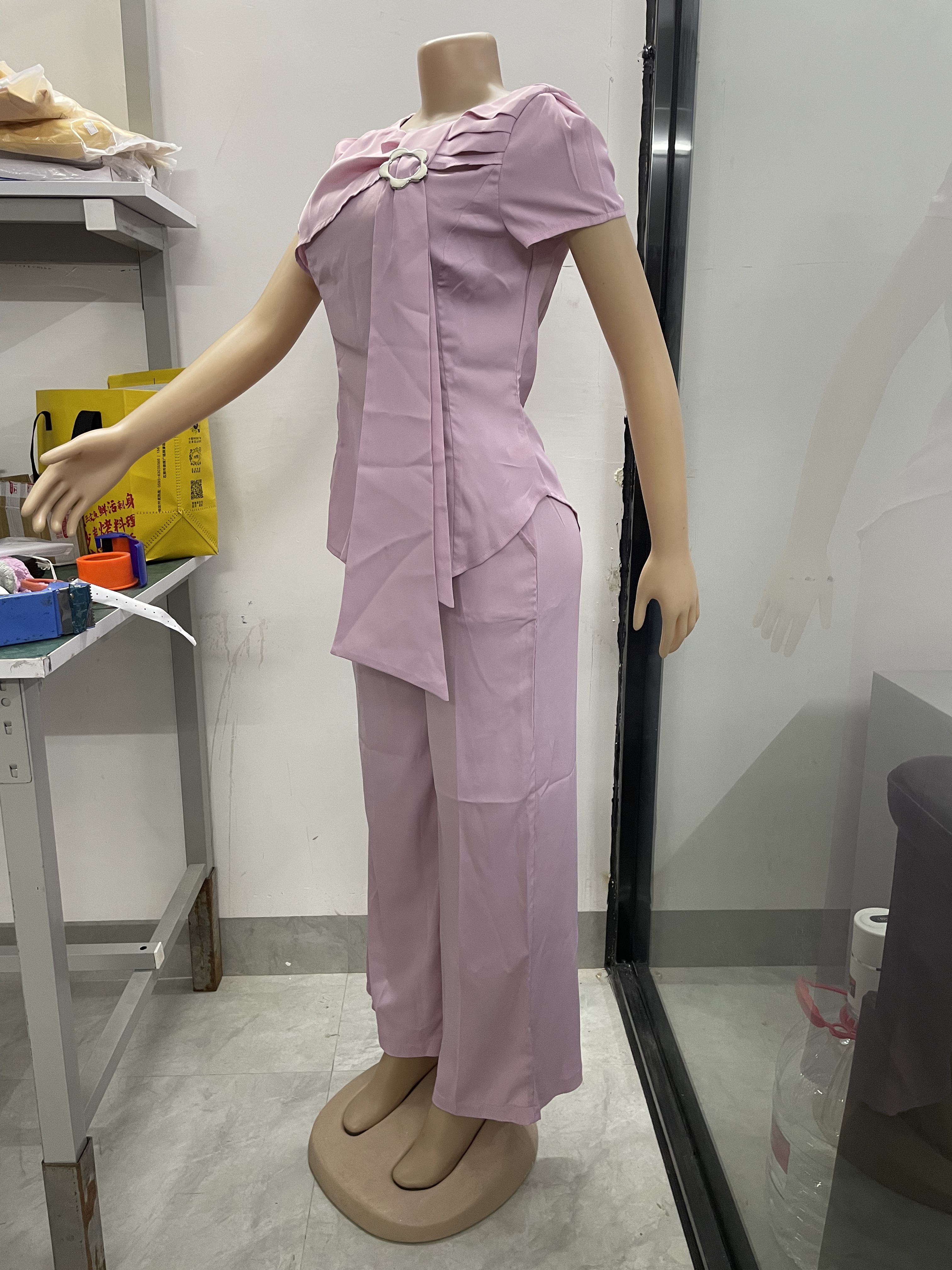 Women's elegant office pants suit