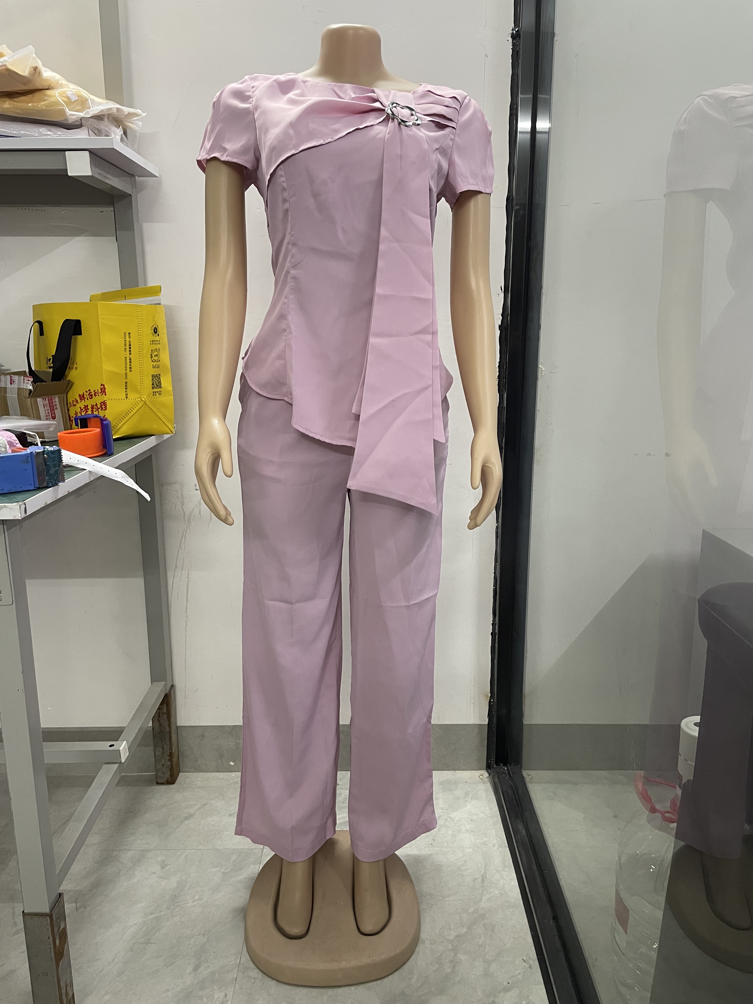 Women's elegant office pants suit