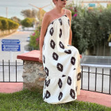 Summer Single Strap Beach Dress