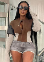 Autumn Women's Street Trendy Irregular Patchwork Casual Top