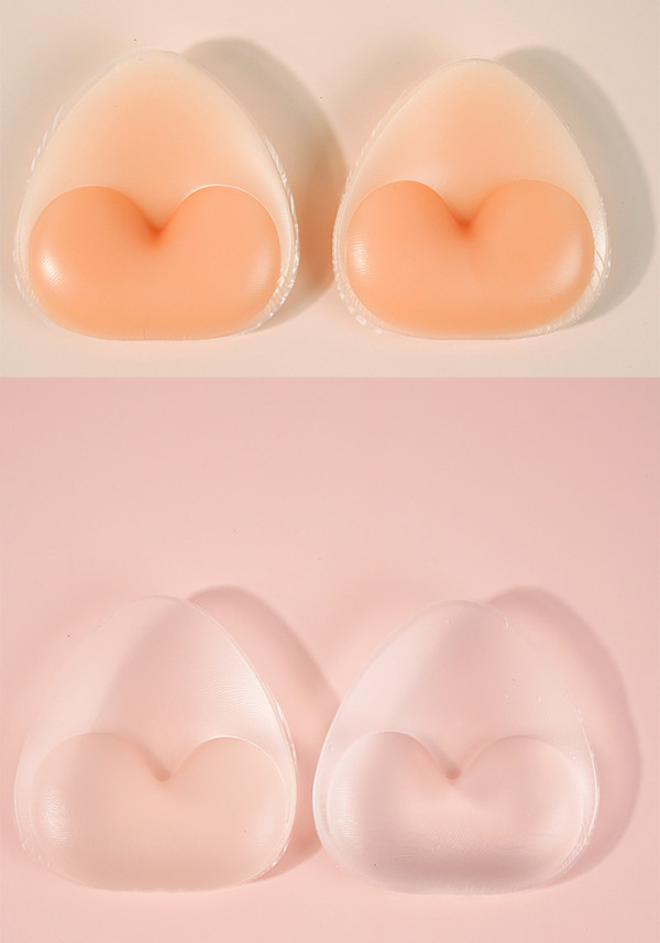 Push-Up Bra Pads Silicone Formal Swimsuit Waterproof Sport Transparent Bra Cup Inserts