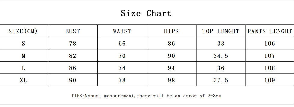 Color Block Tight Fitting Top Pants Two-Piece Set