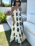 Summer Single Strap Beach Dress