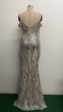 Sequin Fishtail Long Formal Dress Evening Gown