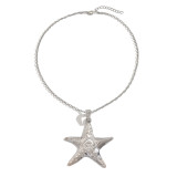 Women Summer Beach Necklace Holidays Starfish Pendant Necklace