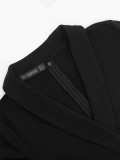 Women OL Wear Black Blazer Dress