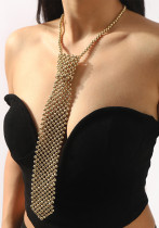 Women summer holidays pearl tie, sexy hollow pearl body chain, Halter neck necklace