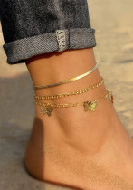 Women anklet and bracelet set, two-piece
