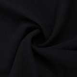 Women Square Neck Sexy Slit Ruffle Long Sleeve Maxi Dress