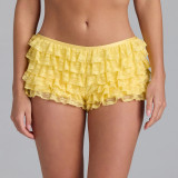 Women Sexy Lace Layered Shorts