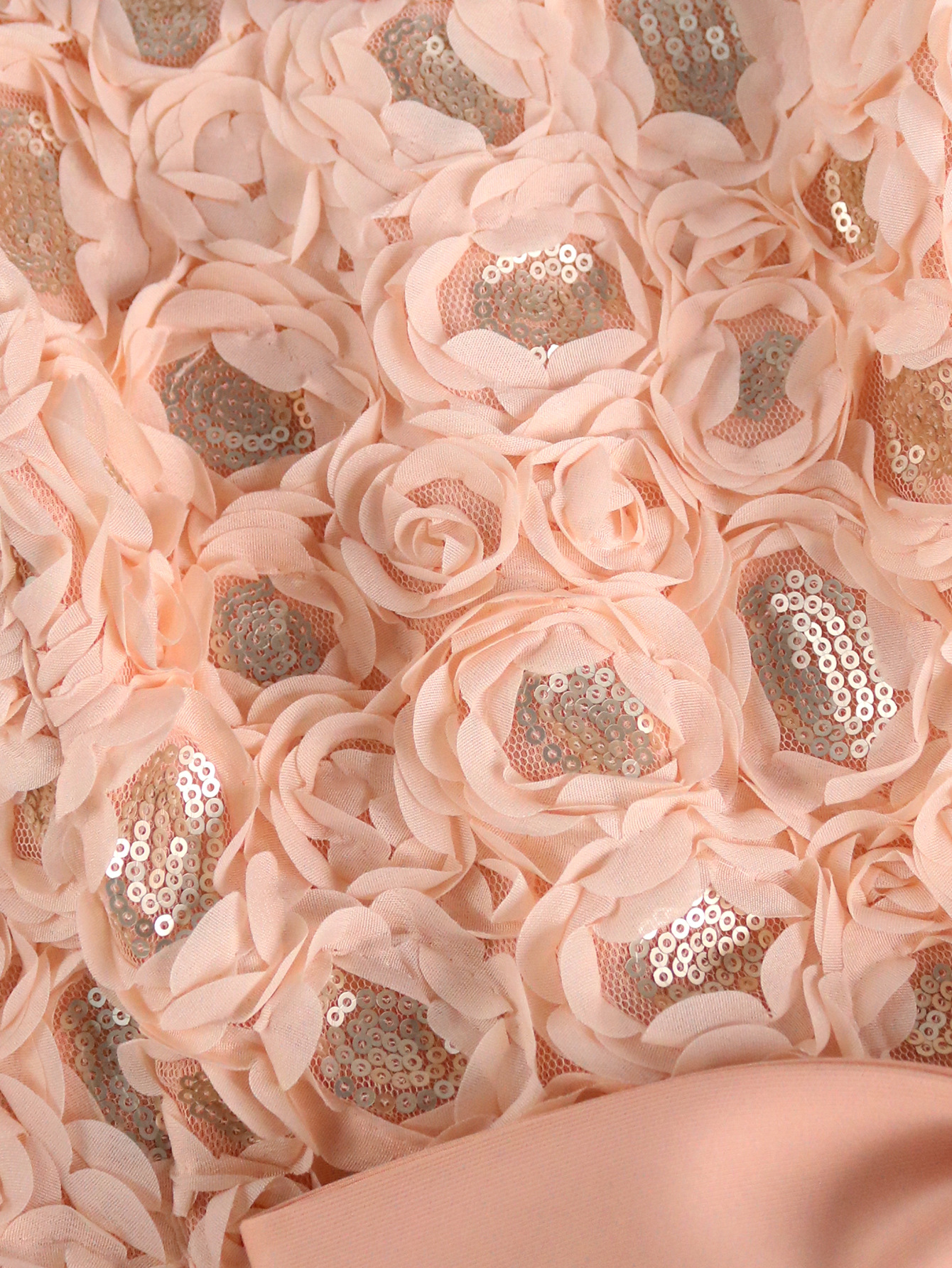 Women's Rose Square Neck Bow Slim Waist Formal Party Bodycon Dress