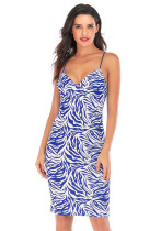 Women's Strap Lace Zebra Print Sexy Bodycon Dress Women's Strap Lace Zebra Print Sexy Bodycon Dress