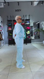 Women Fall/Winter Sports Casual Pocket Top and Pant Two-Piece Set