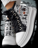 Halloween High-Top Sneakers