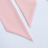 Bow Strap Slim Waist Sexy Low Back Dress Chic Long Gown