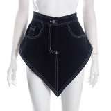 Women's Summer Denim Asymmetric Waist-Cincher Belt