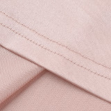 Summer Women's Fashion Sexy Strap Satin Gown Slit Chic Dress