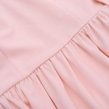 Bow Strap Slim Waist Sexy Low Back Dress Chic Long Gown