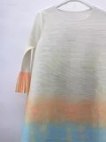 African Gradient Crinkle Plus Size Fashion Loose Casual Chic Two-Piece Pants Set