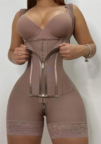Plus Size Women Wide Strap Hourglass Fitted Shapewear