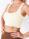 Women Solid Running Yoga Tank Top