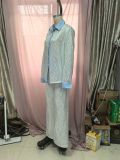 Women Casual Sequin Blazer and Wide-Leg Pants Two-Piece Set